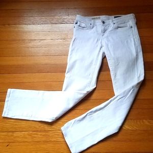 Adriana Goldschmied The stilt white jeans.